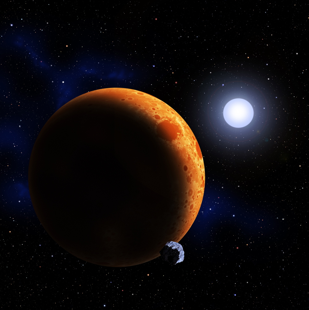 Dying Stars to Collide and Create Stellar Baby